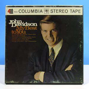 John Davidson My Best To You Reel to Reel Tape Columbia 1967